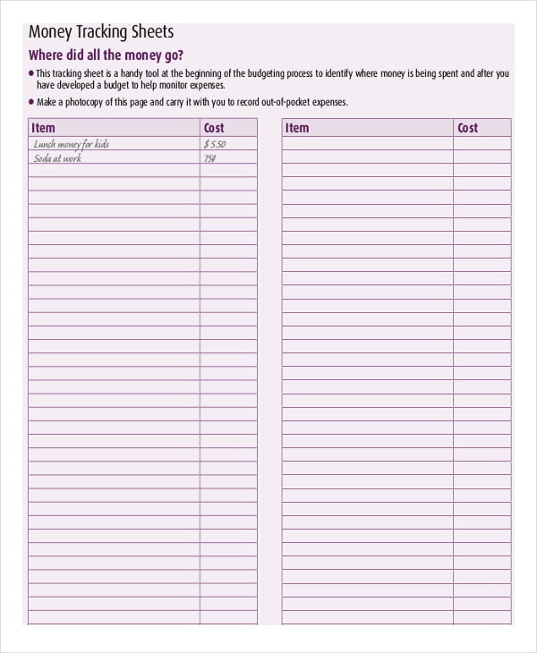 budget-tracking-sheet-template