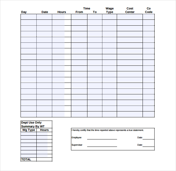 23+ Overtime Sheet Templates Free Sample, Example Format Download