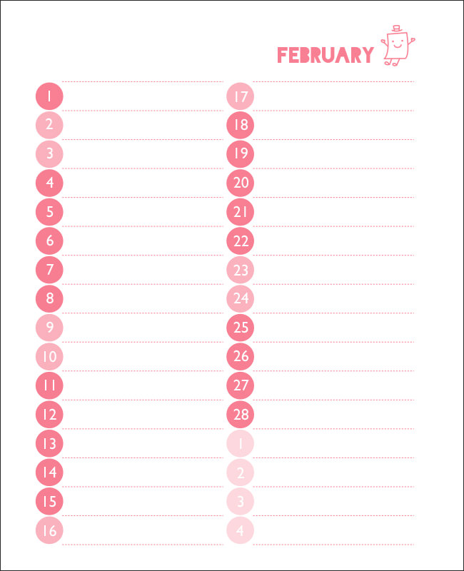 2015 calendar template 1