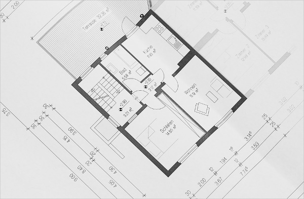 layout house plan drawing samples