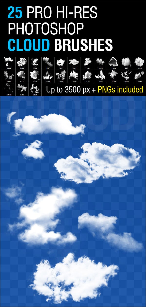 cloud effect photoshop brushes free download