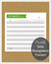 Debt Management Tracker Template Download