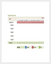 Employee Absence Record Tracking Excel Format Download