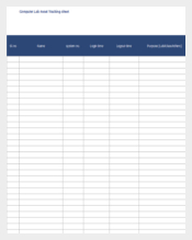 Excel Format of Asset Tracking Template Download