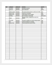 Excel Format of Bug Tracking Template