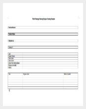 DOC Format of Progress Tracking Template