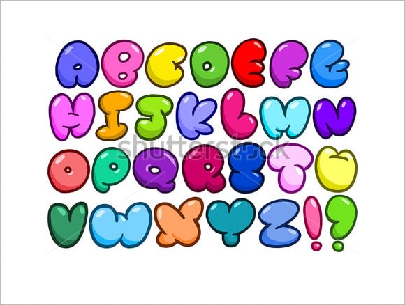 48+ Alphabet Bubble Letters - Free Alphabet Templates