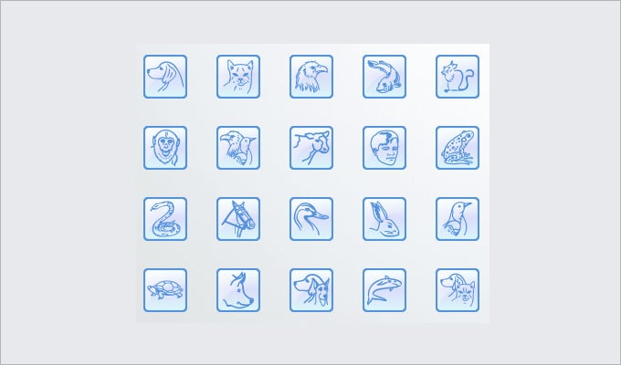 animal desktop icons