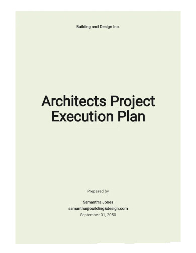 25+ Project Execution Plan Templates - Word, PDF, Excel, Apple Pages