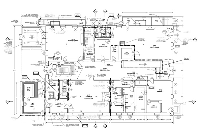 Architectural Drawing Templates Free Download