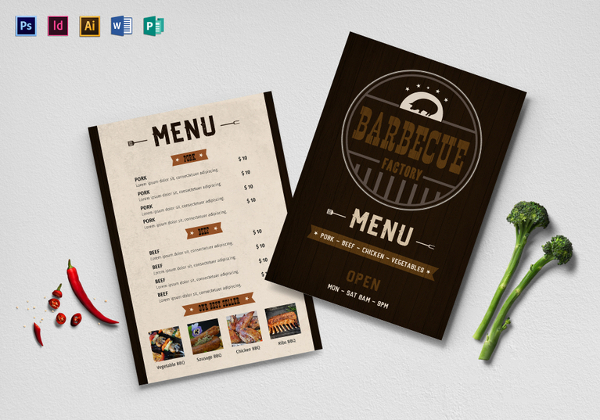 bbq-menu-template