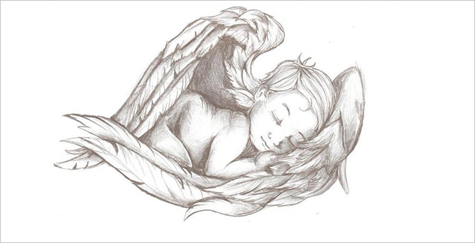 28+ Angel Drawings - Free Drawings Download | Free & Premium Templates