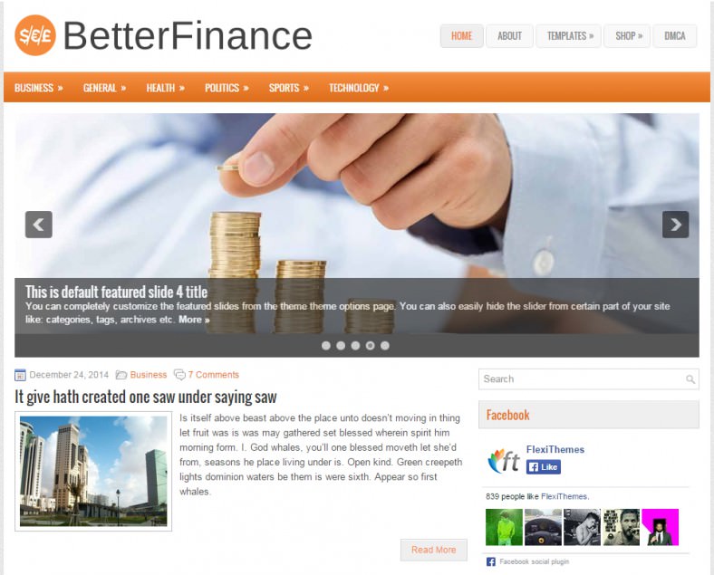 15 Best Finance WordPress Templates & Themes