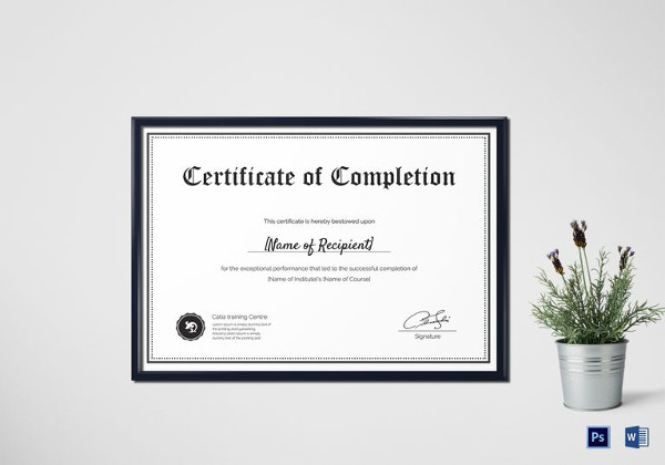 43+ Word Certificate Templates