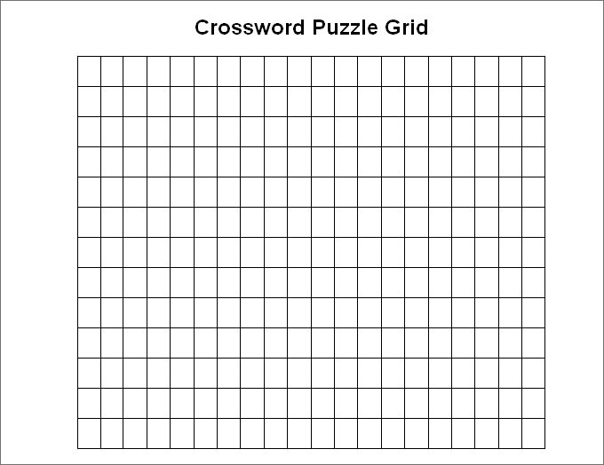 Canonprintermx410 29 Best Blank Crossword Puzzle