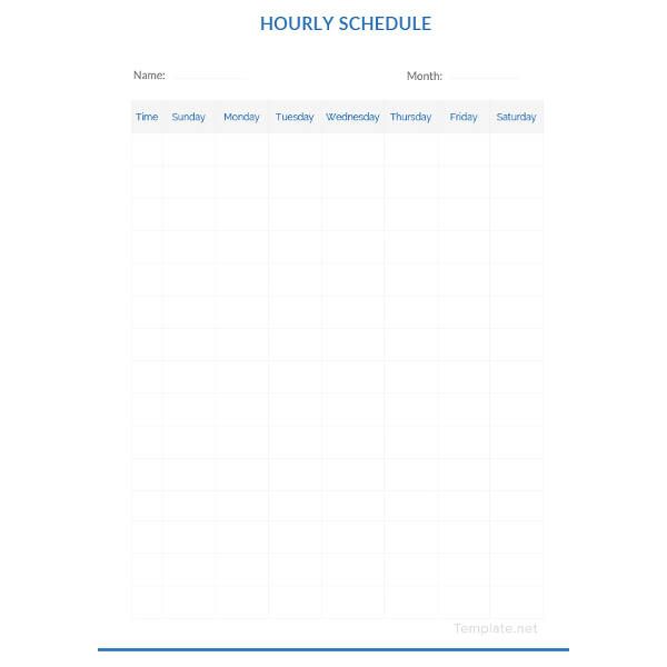 25+ Microsoft Word Schedule Templates | Free & Premium Templates