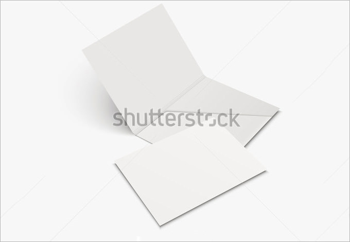 blank thank you card template
