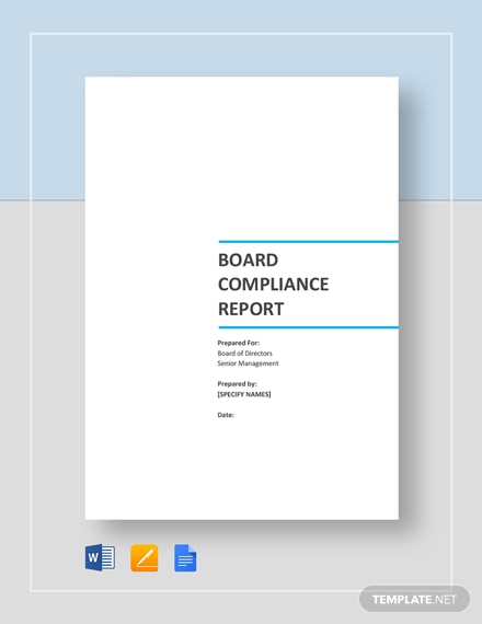 Board Proceedings Form.pdf 24+ Board Report Templates in PDF | MS Word | Apple Pages | Google Docs