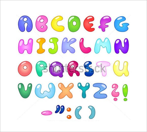 48+ Alphabet Bubble Letters - Free Alphabet Templates