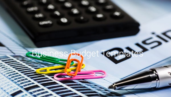 business budget templates