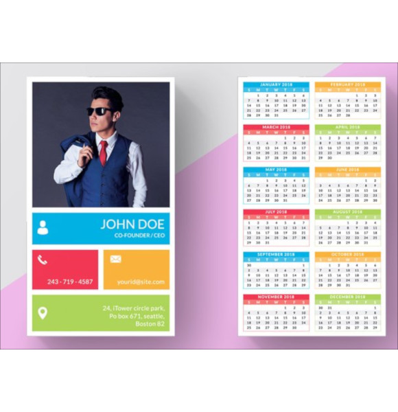 23 Pocket Calendar Templates Free PSD Vector EPS PNG Format Download