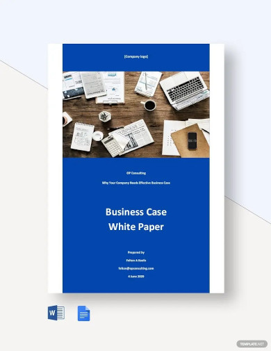 business case white paper template