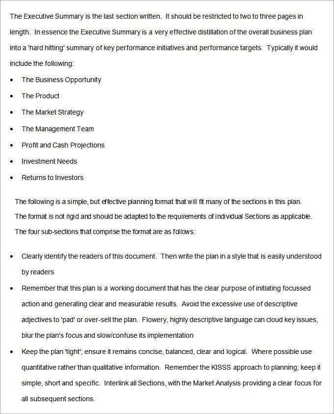 Business Development Plan - 8+ Word Documents Download