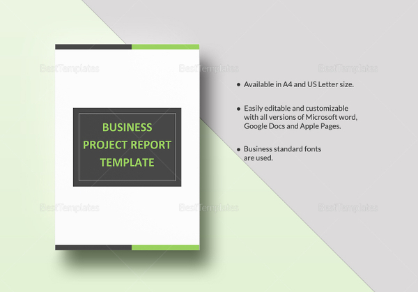 business project report template