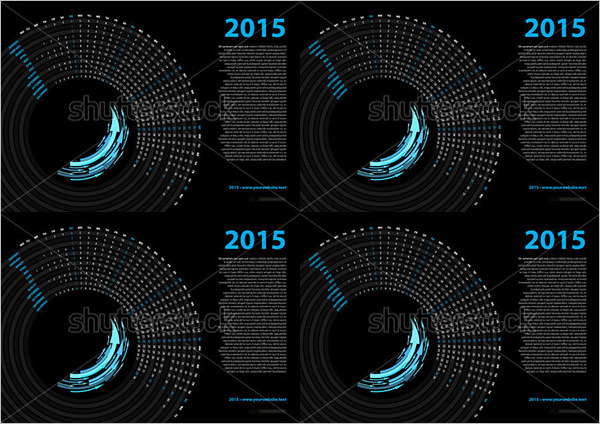 calendar 2015 vector template