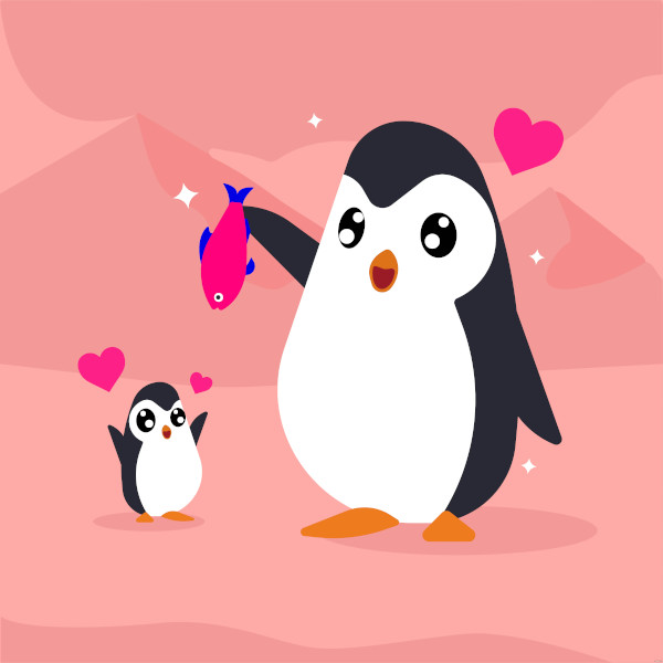 Cute Penguin Sticker - Cute Penguin Mood - Discover & Share GIFs