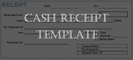 receipt template free excel download