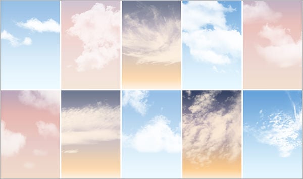 clouds brushes photoshop high resolution