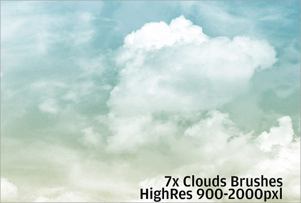 cloud photoshop brushes