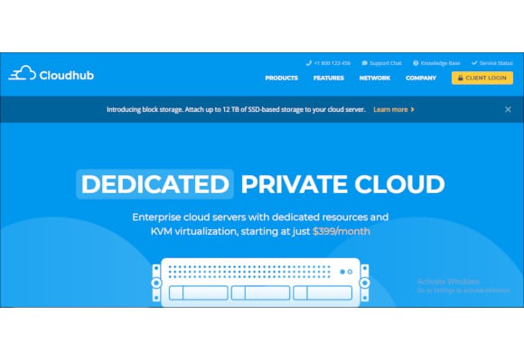 cloudhub hosting and technology html template