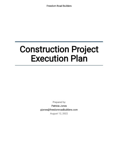 25+ Project Execution Plan Templates - Word, PDF, Excel, Apple Pages