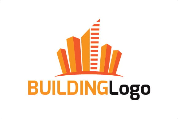 creative building construction company logo