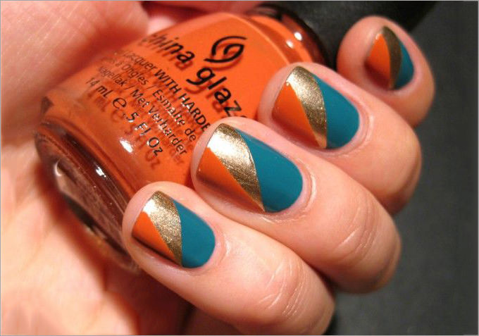 cute fall nail design