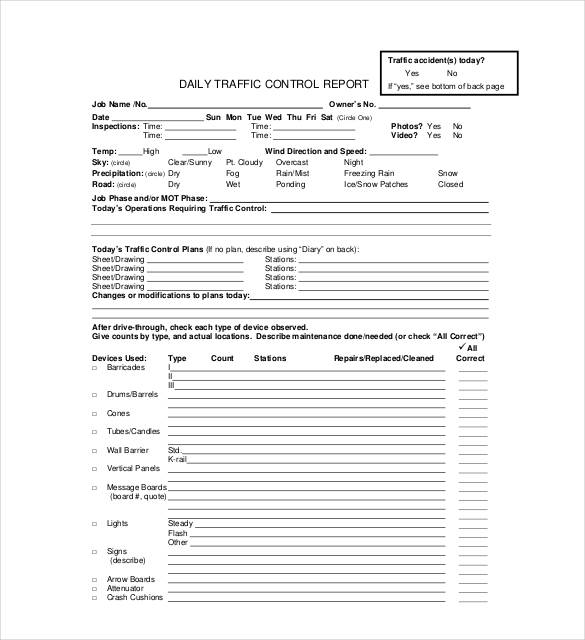 64 Daily Report Templates Word Pdf Excel Google Docs Free