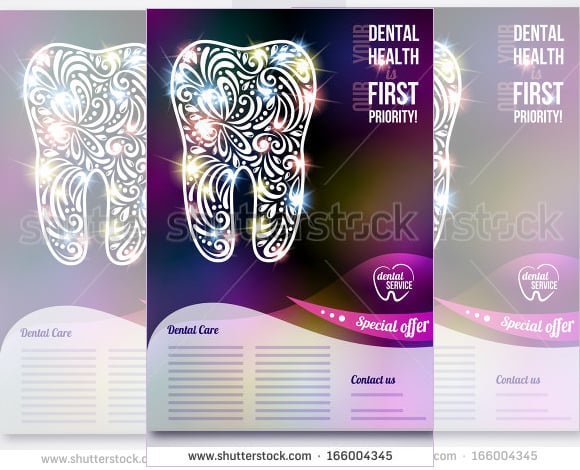 dental medical poster template