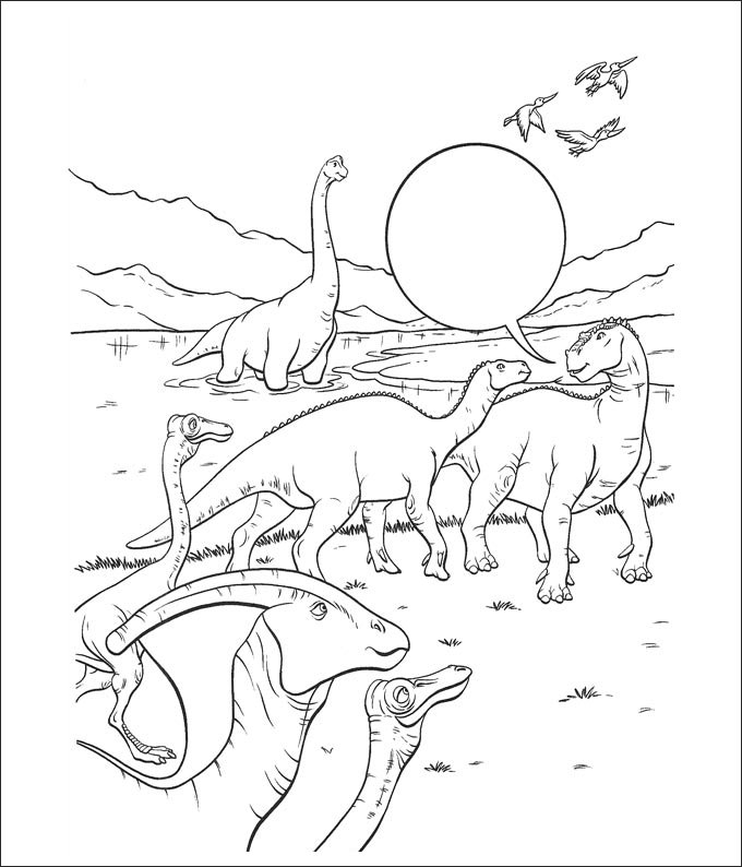30+ Dinosaur Coloring Page Templates in Illustrator, PDF, PNG, SVG, JPG ...