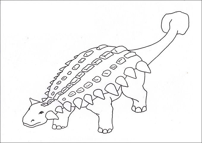 30+ Dinosaur Coloring Page Templates in Illustrator, PDF, PNG, SVG, JPG ...