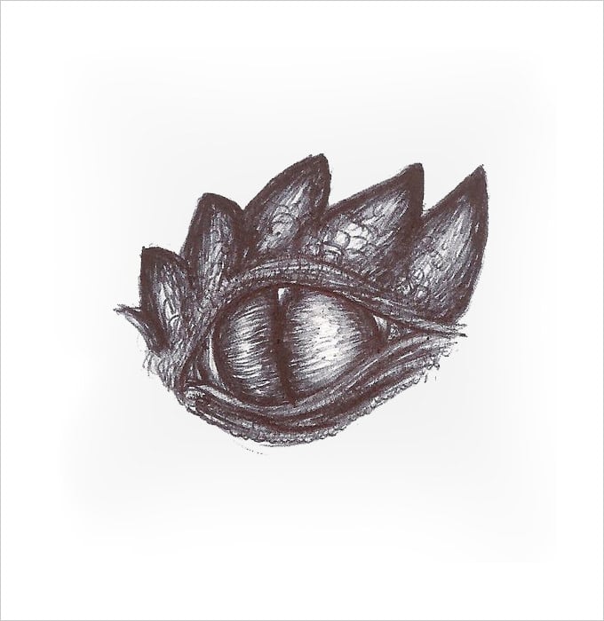 dragon eye drawing
