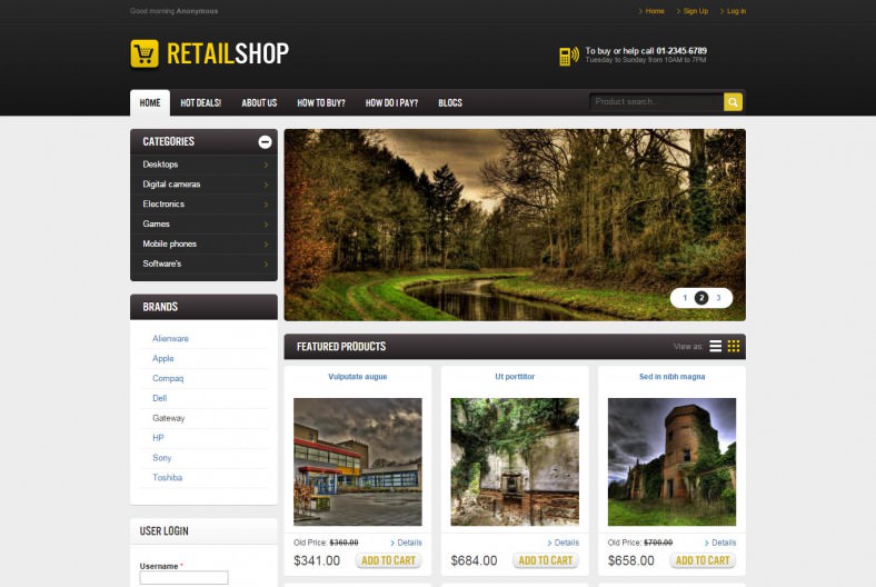 20+ Retail site Themes & Templates Free & Premium Templates
