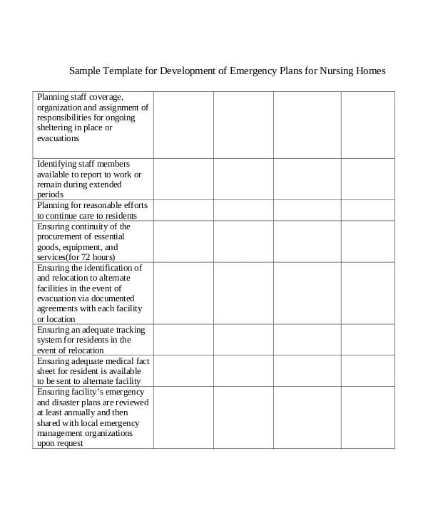 8+ Home Evacuation Plan Templates MS Word, PDF
