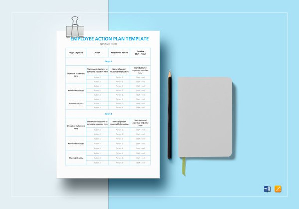 employee action plan template