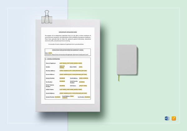 employment contract worksheet template