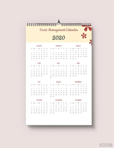 Event Calendar Template - 32+ Download
