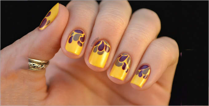 fall nail art at home