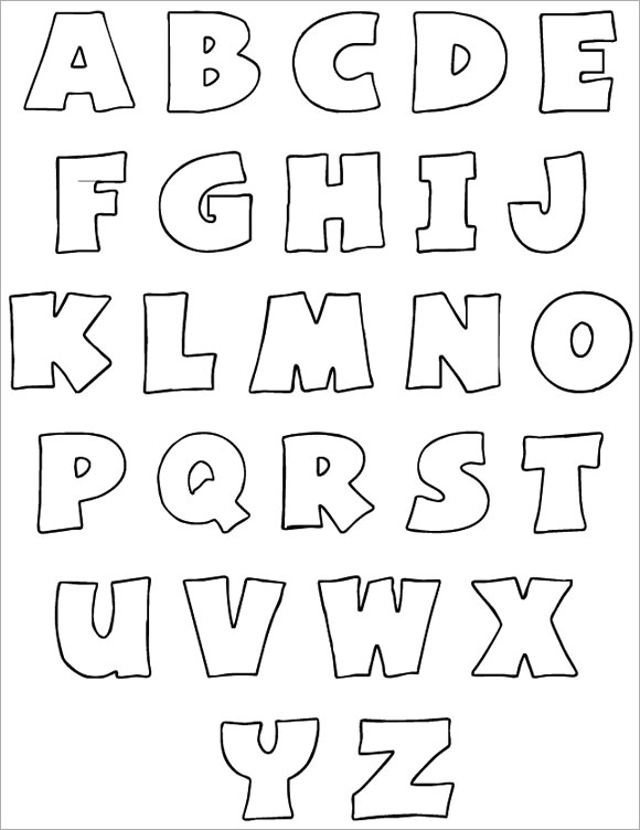 letter in bubble font