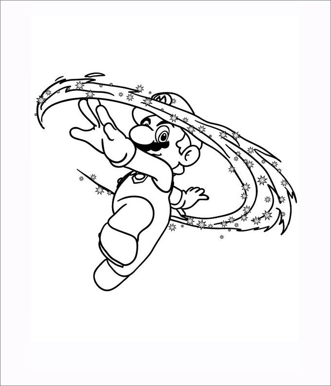 Mario Coloring Pages - Free Coloring Pages